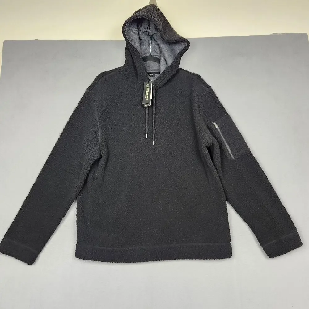 Banana Republic Hoodie Mens Large Ultrawarm Sherpa Fleece Pullover Performance